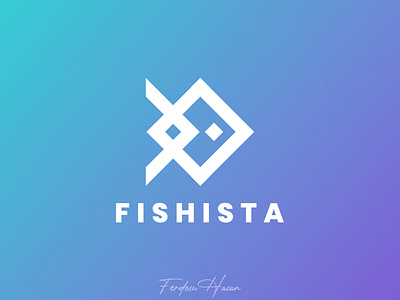 Idea of a minimal Fish logo design