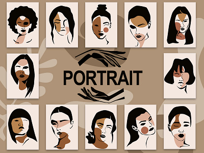 PORTRAIT. Abstract collection