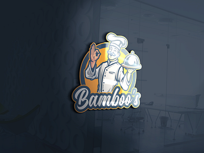 3D glass Logo (Bamboo's)