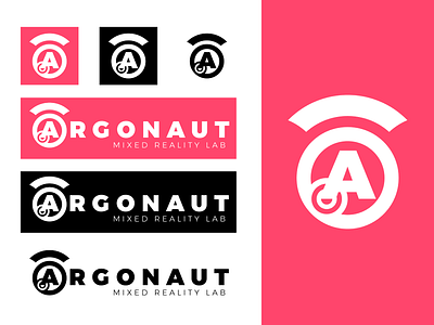 Argonaut argonaut branding design logo logomark mixed reality typogaphy vector