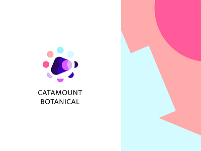 Catamount Botanical branding design logo logomark vector