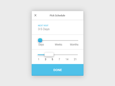 iOS Schedule Picker