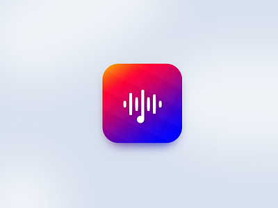Treble app designer frequency icon illustration ios music sound ui ux