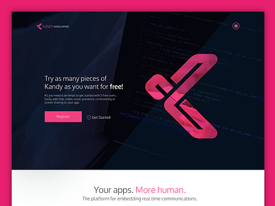 Kandy Website -  Redesign concept
