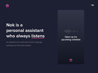 Personal Assistant ai app assistant branding clean design designer freelance health icon illustration minimal ui ux voice voice assistant website