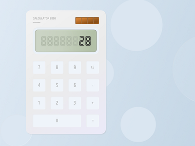 Calculator 2000 design ui ux web design