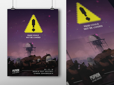 Psiphon World Day Against Cyber Censorship Observatory Poster