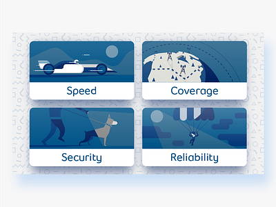 Speed, Coverage, Security, Reliability