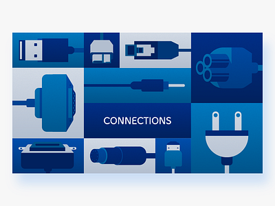 Connections design flat graphic icon iconography icons illustration illustrations modern simple technology vector