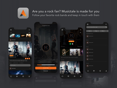 Music app concept