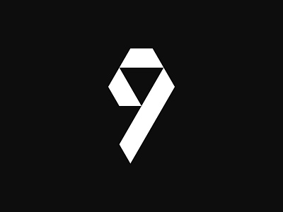 Nine alphabet branding design geometric icon logo logomark modern monogram logo typography