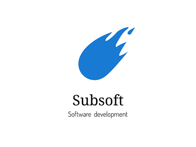 Subsoft branding development fire logo software subzero