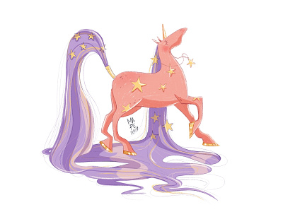 I’m faboulus. childrenbook childrenillustration horse illustration kidsillustration pink unicorn unicorns