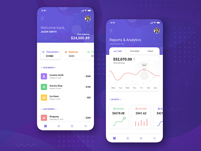 Finance App UI Concept