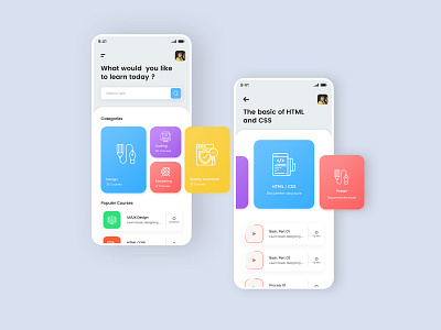 Learning App Re-Design