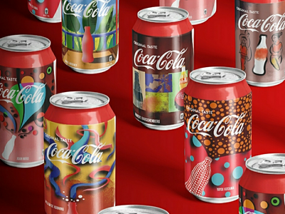 Coca-Cola (Modern Masters theme) art coca cola design graphic design illustration mockup packaging product