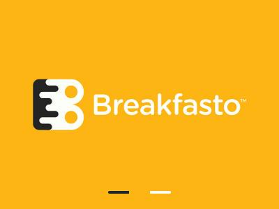 Breakfast B Letter Logo abstract b letter b logo b symbol brand branding clean delivery app food logo gennady savinov logo design geometric logo design minimalistic minimalistic logo modern symmetric