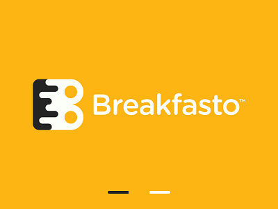 Breakfast B Letter Logo