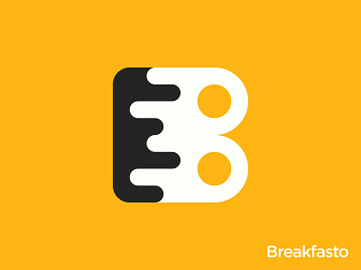 Breakfast B Letter Logo