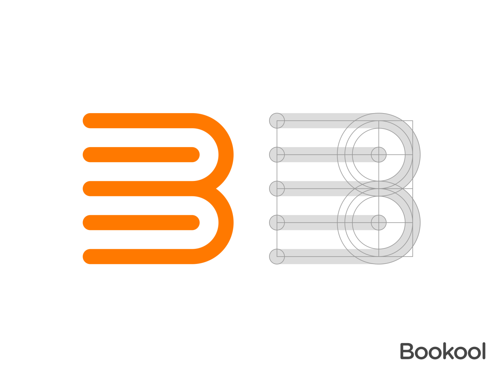 Books B Letter Logo Grid By Gennady Savinov On Dribbble