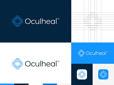 Eye O Letter Logo abstract app logo blue logo branding business logo clean clean logo gennady savinov logo design geometric logo design logo grid medical logo minimalistic minimalistic logo modern monogram logo o letter logo o logo professional logo symmetric