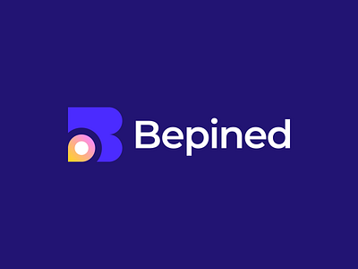 Bepined Logo abstract b letter b logo b logo design brand identity branding catalog creative design gennady savinov logo design gradient logodesign modern pin logo
