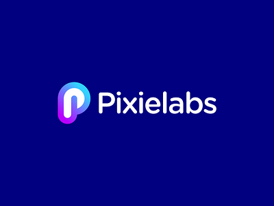 Pixielabs Logo abstract brand brand identity branding business buy logo coloful creative development fresh gennady savinov logo design geometric gradient logo design modern p letter p logo p logomark professional software