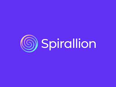 Spirallion Logo app logo clean coloful communications community corporate creative gennady savinov logo design gradient hypnotic media modern monogram professional s letter s logo s logomark smart logo spiral synergy