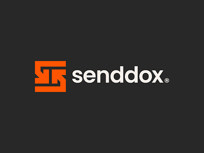 Senddox Logo abstract arrow buy logo communication courier creative delivery delivery service dynamic fast gennady savinov logo design geometric modern professional s letter s logo send speed strong symmetric