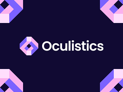 Oculistics Logo abstract branding buy logo creative gennady savinov logo design geometric isometric logo design modern o letter o logo o logomark oculus symmetric ui