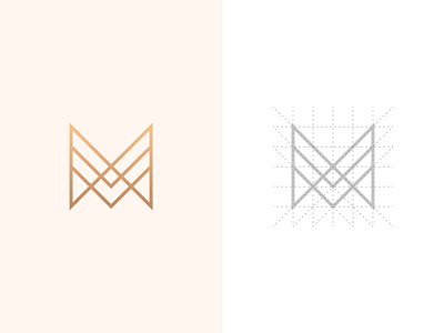 M Monogram Logo abstract business clean geometric grid grid logo hellodribbble icon logo logo design logo grid m letter m monogram minimalistic minimalistic logo modern monogram pictogram symmetric