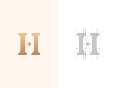 H Logo abstract business clean geometric grid grid logo h letter h logo hellodribbble icon logo logo design logo grid minimalistic minimalistic logo modern monogram pictogram symmetric