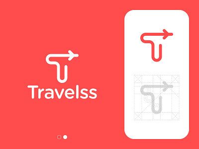 Plane T Letter Logo abstract airplane logo brand identity clean gennady savinov logo design geometric logo design logo grid logomark minimalistic minimalistic logo modern pictogram plane symbol symmetric t letter t logo travel agency traveling