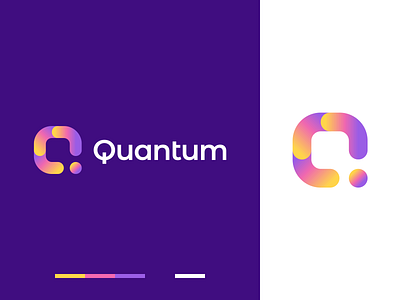 Q Letter Logo abstract clean creative gennady savinov logo design geometric gradient identity logo design logomark minimalistic minimalistic logo modern q letter q logo symbol symmetric