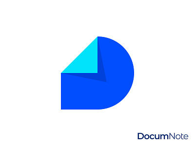 Document Note D Letter Logo abstract blue branding clean d letter d letter icon d logo design document gennady savinov logo design geometric logo design minimalistic minimalistic logo modern pictogram