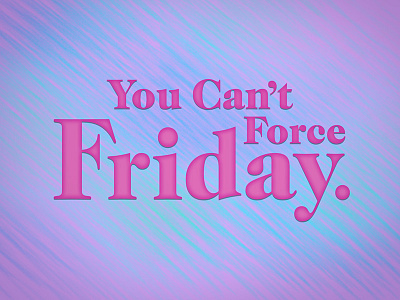 Friday 90s friday glow jazz neon serif solo cup typography