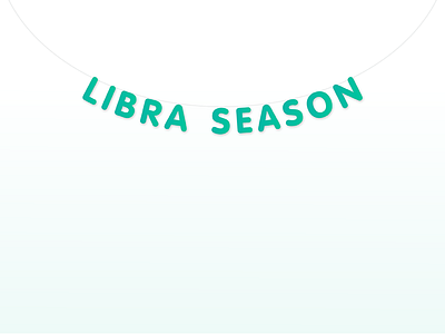 Libra Season Banner air banner cutout libra party scales water zodiac