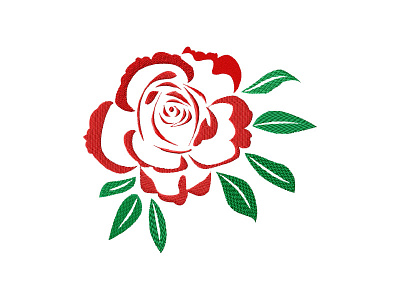 Red Rose embroidery embroidery design embroidery digitizer embroidery digitizing embroidery digitizing company red rose rosebud roses