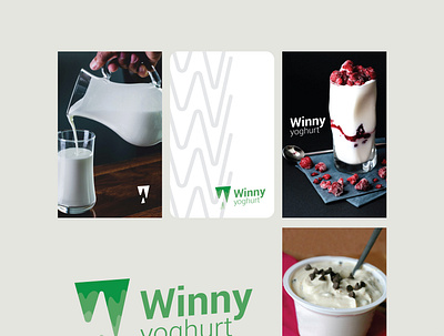 Brand Identity for Winny Yoghurt brand identity branding logo vector