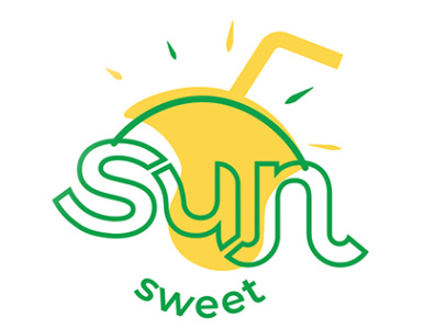 Final Sun sweet logo branding design illustration logo typography vector