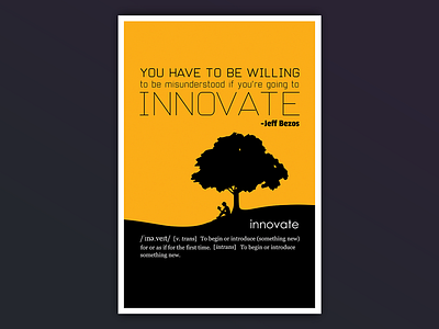 Innovate amazon entrepreneurship innovate motivation quote startup