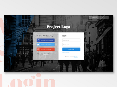 Fb Login Designs Themes Templates And Downloadable Graphic Elements On Dribbble