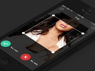 Coalesce Crop Screen app coalesce colour cropping flat harvey image ios7 iphone lorimer ui ux