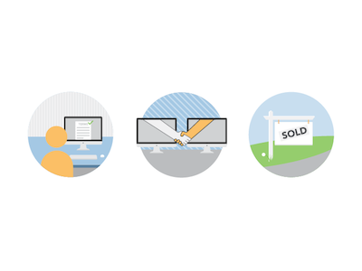 Equibid Illustrations flat how to illustration real estate steps