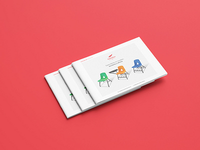 Catalog plumaroja agency brabd branding brochure catalog catalogue chair chair design design editorial editorial design furniture minimalist photography print product reticle school school furniture seat