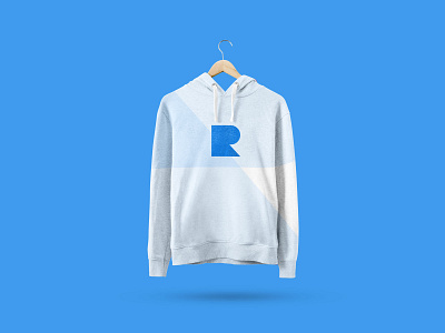 Hoodie Clothing Design agency blue brand branding clothing design hoodie icon letter logotype minimalist product