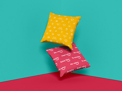 Pillow application MF Psicólogos agency brand brand identity branding creative design logo logotype pillow product psychologist psychology therapy vector