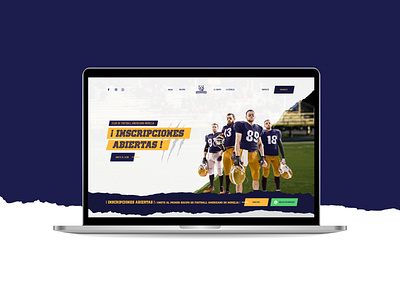 Web site Oseznos Morelia american football css design football html iu school user experience ux design web web design web development