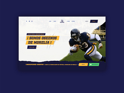 Web Oseznos american football css design development agency football html uidesign ux design web web design web site website