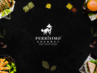 Branding Perrísimo Gourmet agency brand brand identity branding design dog food food truck foodie gourmet gourmet food hamburguer icon logo logotype minimal restaurant vector